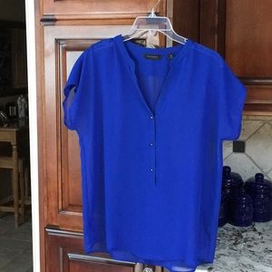 2 pieces, cami and sheer over blouse